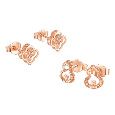 谢瑞麟幸运守护系列葫芦耳钉