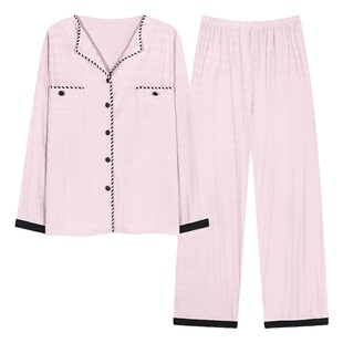 浪莎睡衣女款新疆棉春秋季长袖2026新款甜美款女士休闲家居服套装