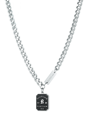 钛钢吊坠嘻哈男士项链男款潮流潮牌百搭男生配饰高级感锁骨链子男