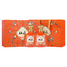 【春节送礼】杜康喜事连连礼盒52度500ml*2瓶浓香型纯粮食白酒