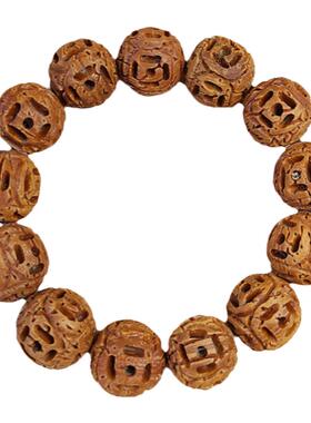 正宗桃核手串路路通手链单圈