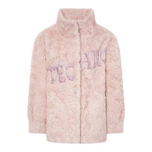 TCH私服2025冬季新款氛围感烫钻时尚保暖毛毛外套女T75D05E1007