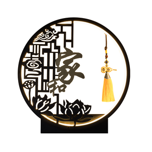 新中式壁灯花朵床头灯公主房一对中山灯具民宿客厅电视墙艺术壁灯