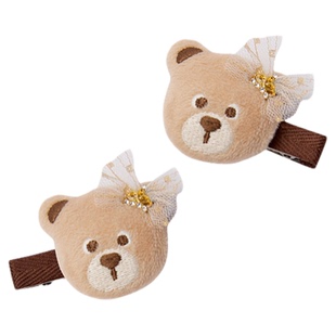 【商场同款】PawinPaw卡通小熊童装25年秋冬季新款女童发夹可爱