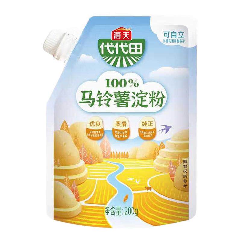 海天马铃薯淀粉200g勾芡烘焙原料