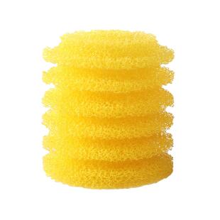 闽江松宝鱼缸内置过滤器棉芯圆形过滤棉球生化棉过滤芯黄色替换棉