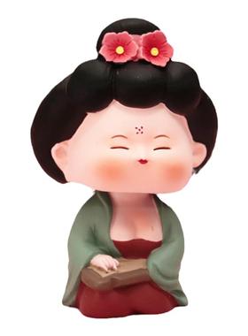 娘娘驾到新款唐朝仕女复古摆件
