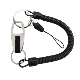 老人防丢钥匙扣伸缩链男女腰挂绳子手机防丢失链塑料弹簧绳可拉伸