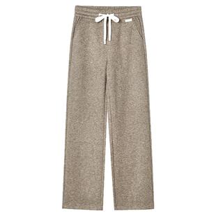 Outlets专柜撤柜正品 NH秋装2025新款松紧腰长裤直筒显瘦休闲裤女