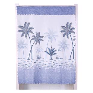 半门帘室内装饰厨房卫生间半截挂帘布艺遮挡风水隔断帘子家用布帘