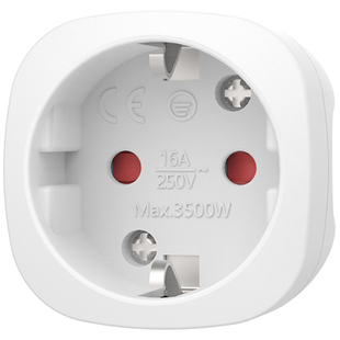 韩国德国欧洲电器在中国用德标欧标转国标插座圆孔转换插头国内用