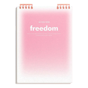 渐变色活页本加厚可拆卸笔记本替芯A5记事本子ins风高颜值大学生横线记录本小清新手账本办公不硌手记笔记