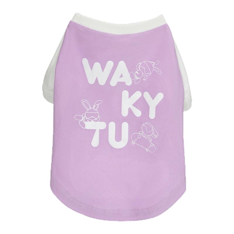 wakytu英国狗狗外出防脏透气衣服