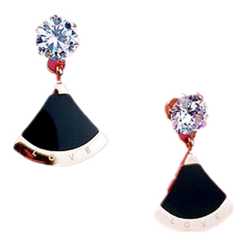 HuoTing钛钢超仙耳环高保色