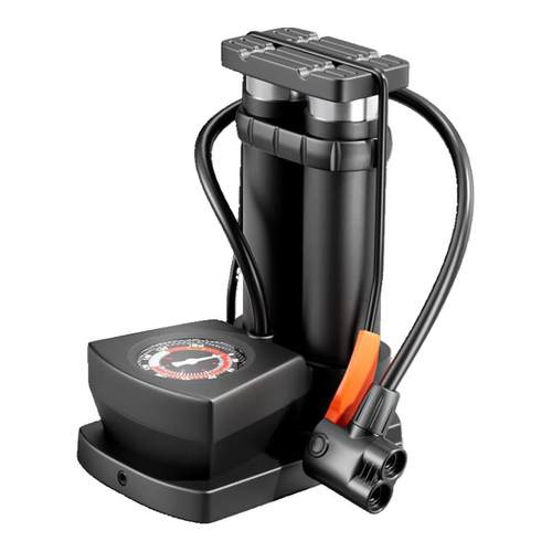 高压打气筒自行车家用通用便携电动电瓶摩托汽车篮球充气泵气压表