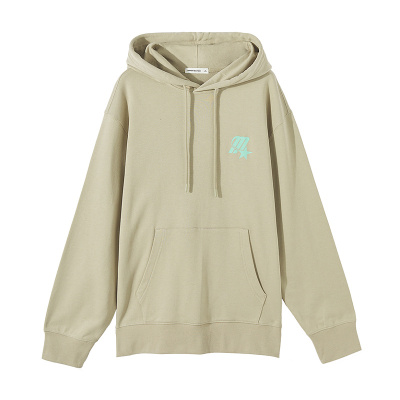 潮流针织套头衫美特斯邦威连帽