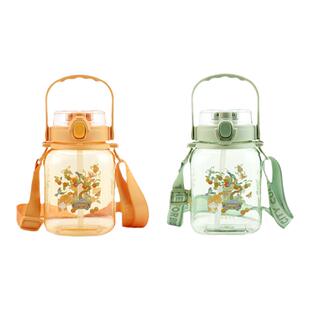 故宫 宫猫如意吨吨桶大肚吸管杯高颜值运动水壶生日礼物 官方正品