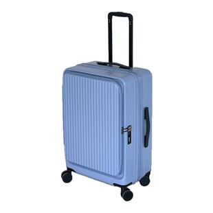 2024新款前开口行李箱扩展层万向轮旅行箱海关密码锁箱登机箱皮箱