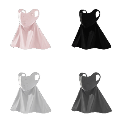 夏季冰丝防晒口罩全脸面罩护颈