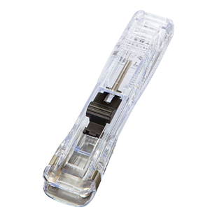 彩色推夹器文件小夹子文具固定试卷夹神器订书机装订多功能推推夹