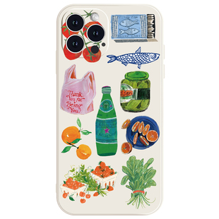 健康杂货店~iPhone16苹果17promax小米15华为pura80新款mate70适用vivoX300油画小众艺术opporfindX6手机壳14