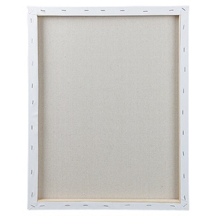 3cm加厚油画框带画布专业级大尺寸定制亚麻纯棉画布带框实木内框丙烯颜料油画板空白油画画框美术生专用画框