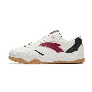 安踏新年板鞋男鞋冬季新款增高软底休闲鞋经典潮流红色低帮运动鞋