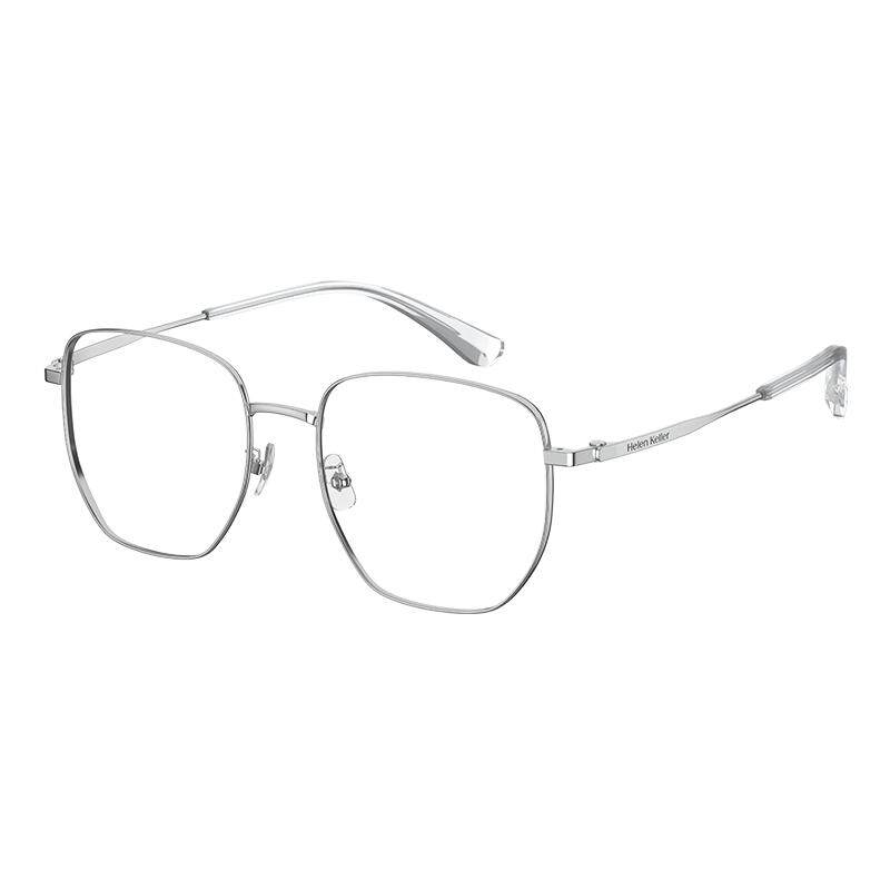 【博主推荐】海伦凯勒潮搭修颜加宽大框近视眼镜男女防蓝光H82084