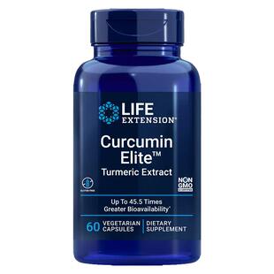 保税 2件95折45倍高吸收姜黄素Curcumin 60粒美国Life Extension