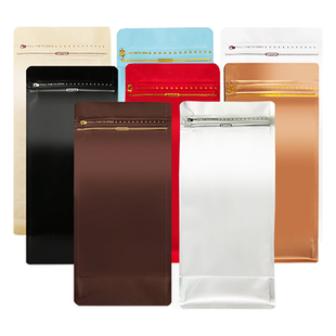 茶叶袋咖啡豆包装袋咖啡袋气阀袋粉八边封自立袋密封袋铝箔袋定制