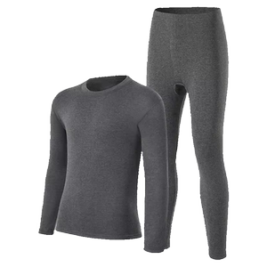 浪莎秋衣秋裤套装男士莫代尔棉毛衫男款薄线衣衬裤女打底保暖内衣