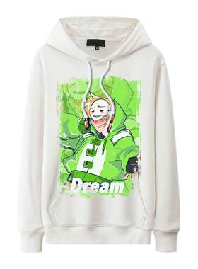 我的世界dream联名卫衣男秋季Dreamwastaken周边外套二次元衣服