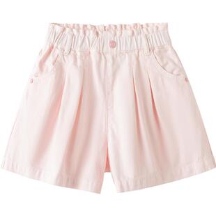 巴拉巴拉童装儿童裤子女童春夏装牛仔裤短裤休闲薄款透气百搭洋气