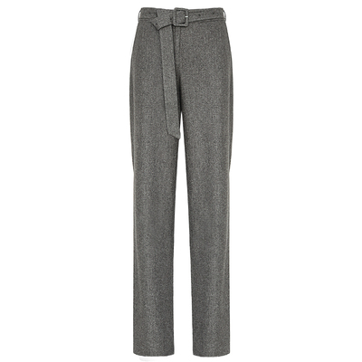 暖意不臃肿筋骨感羊毛西裤