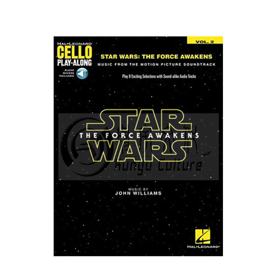 星球大战之原力觉醒 卷二 大提琴 威廉姆斯 附在线音乐 海伦德乐谱书 Williams STAR THE FORCE AWAKENS Cello vol2 HL00157649