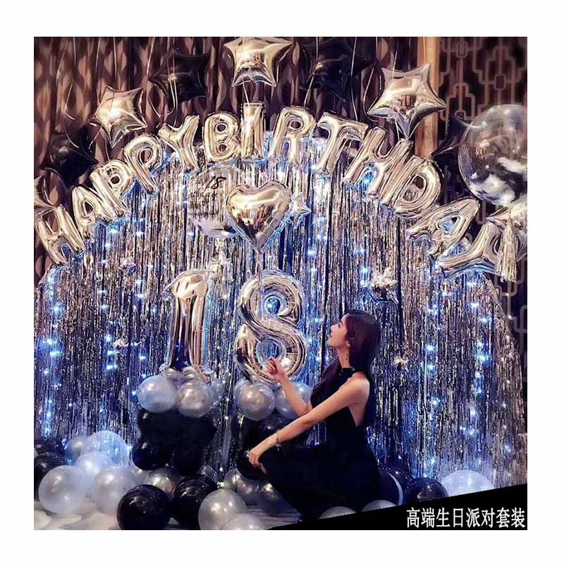 生日拱门套餐18寸成人礼