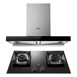 老板大吸力油烟机22风量5203 +5.0kW大火力燃气灶烟灶套装