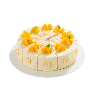 0添加蔗糖【幸福西饼】轻盈沐光下午茶蛋糕动物奶油同城配送甜品