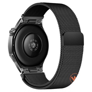 适用华为荣耀5pro手表带honor按键拆米兰尼斯GS5腕表带4pro运动5ultra快拆fit智能X2男士金属秋冬高级表链