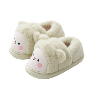 2025新款棉拖鞋女士冬季毛绒拖鞋室内家居可爱包跟棉鞋女款保暖