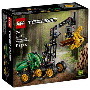 LEGO/乐高42218 John Deere 1470H 轮式森林收割机拼插积木