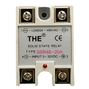 天豪固态继电器SSR48-20A 输入3V 5V 12V 24V 输出无触点继电器