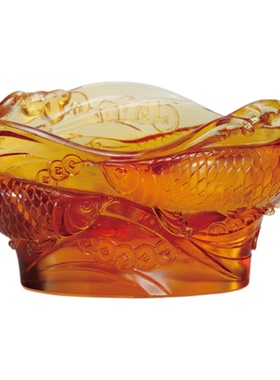 tittot琉园琉璃鱼摆件招财聚宝盆