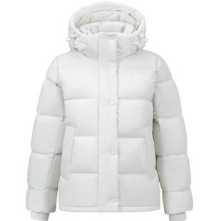 骆驼泡芙羽绒服鸭绒女2025冬季90绒子火山岩发热保暖连帽面包服女