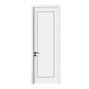 美心木门卧室门环保烤漆实木复合填充室内门房间门简约时尚门定制