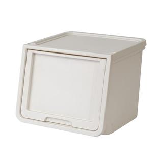 爱丽思前开式翻盖收纳箱儿童玩具衣物整理箱河马口储物箱爱丽丝