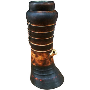 迷你水烟筒 竹子天然手工制作男士便携水烟壶桶广东粤西云南烟具