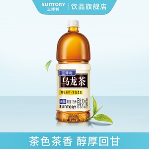 SUNTORY/三得利 无糖乌龙茶解渴清爽解腻爆款茶饮1250ml*6瓶达人