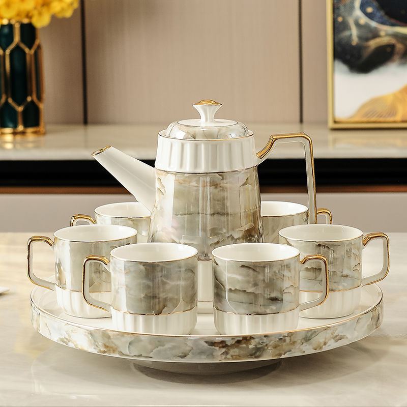 陶瓷水具杯具欧式茶杯茶具套装客厅冷水壶咖啡杯结婚乔迁新居礼品