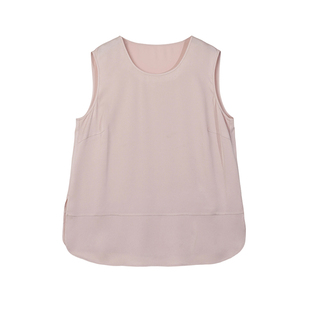 美丽客栈高端大码醋酸吊带背心女2026春新款胖mm轻奢百搭无袖上衣